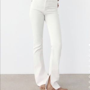NWT Zara High Rise Flaired Jeans